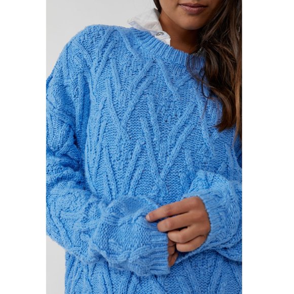 FREE PEOPLE Isla Cable Tunic / Marine - Picture 3 of 8